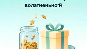 Поток золотых монет и подарочная коробка как символ расчета бонусов в слотах с низкой волатильностью Sabi4D