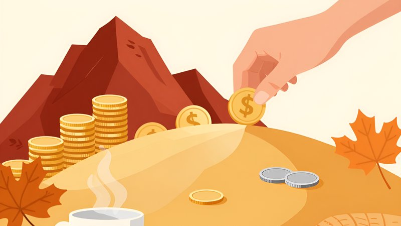 Уютная осенняя иллюстрация к руководству Sabi4D Romania по переходу на слоты с низким риском